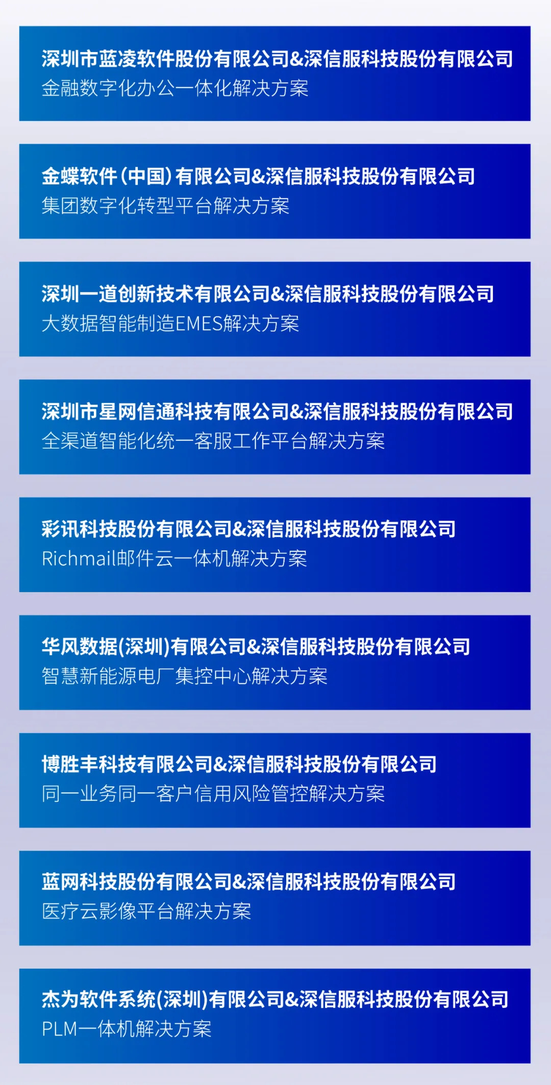 深信服正式簽約9家ISV伙伴 攜手共建云上融合創(chuàng)新